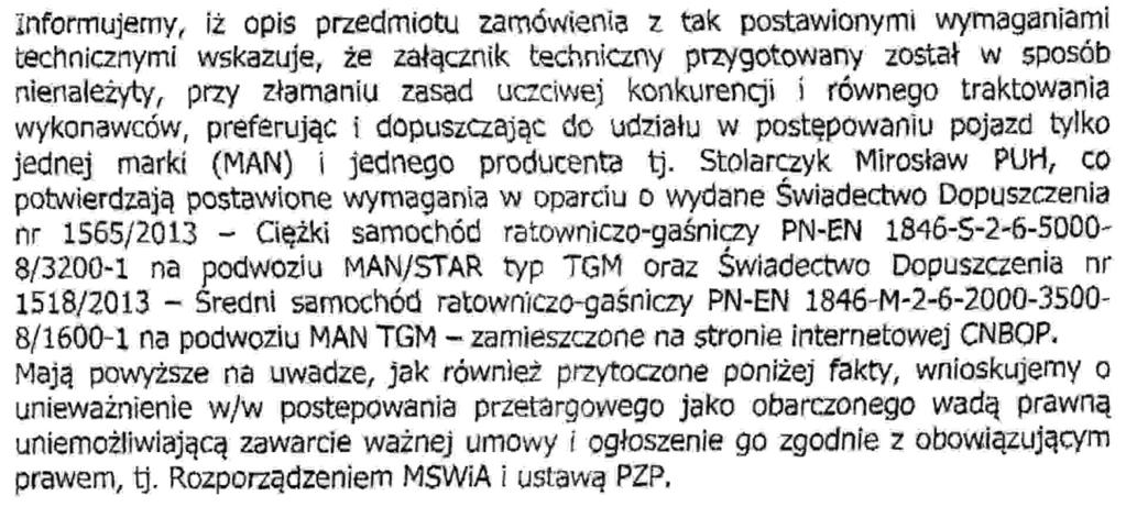 Adresat/Wszyscy Wykonawcy Odpowiedź na zapytanie nr 4 z dnia 08.07.2013 r.