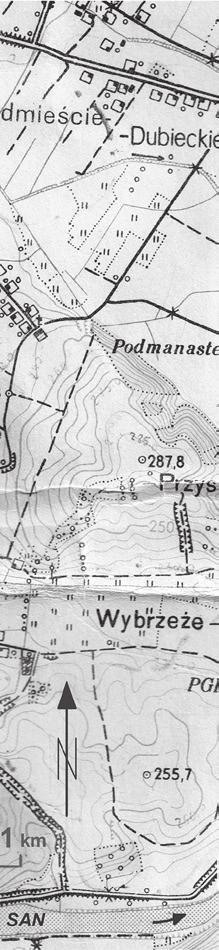 podłużny A B characteristic leveling-stratigraphic transect A B Ryc. 1.