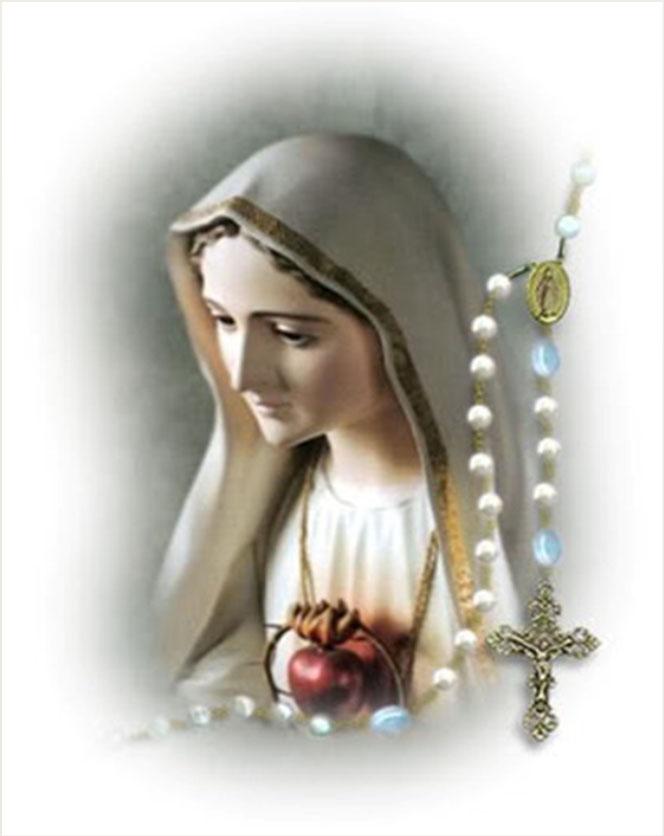 Priscilla Parish invites you to pray the Ro- sary to Our Lady of Fatima on Saturday Nov. 18 and Dec. 9, 12:00 at noon.