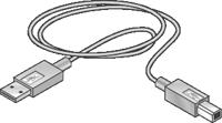 4 Podłączanie do drukarki USB USB Drukarka jest podłączana do komputera za pomocą kabla USB (Universal Serial Bus).