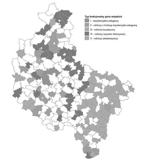 y g średni poziom dochodów per capita (ogółem lub własnych) gmin w grupie g.