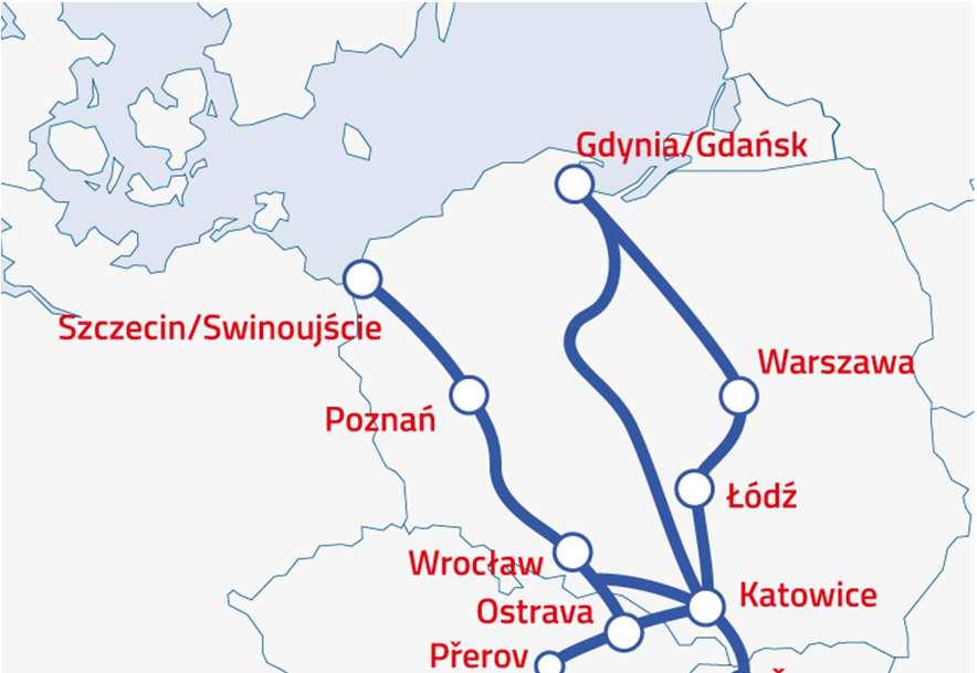 Korytarz Bałtyk-Adriatyk i Odrzańska Droga Wodna Plany OT Logistics dotyczące rozwoju korytarza transportowego Bałtyk-Adriatyk zgodne z wytycznymi UE na temat rozwoju europejskich sieci