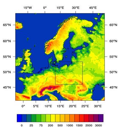 Zastosowanie w meteorologii asymilacja do NMP TEST 7 radiosond, 4 pomiary na każdą 54 godzinną prognozę (12, 24,36, 48 h), 4 warianty: Bazowy brak asymilacji, WRFDA asymilacja ZTD ze 120 stacji