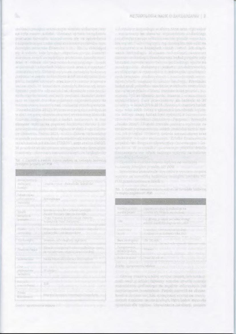 METODOLOGIA NAUK O ZARZĄDZANIU l 7 realizacji projektu w znacznym stopniu wykorzystywane były zasoby uczelni.