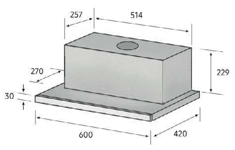 3 3 Aluminiowe filtry przeciwtłuszczowe 1 1 3 2 2 Funkcja Booster - - Funkcja AirClean - - - - - Timer - - Wykończenie stal nierdzewna + szkło stal nierdzewna + szkło