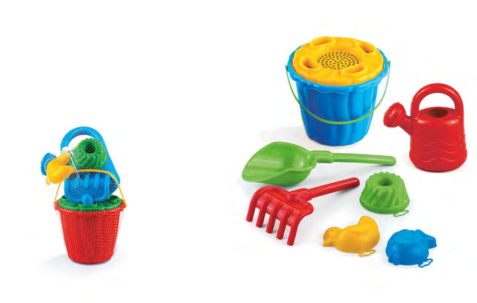 Wiaderko Kaja Bucket Kaja Komplet Kaja + duża łopatka Sand set Kaja with watering can 900 29