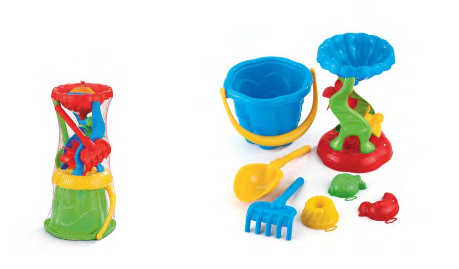 Komplet Fala z młynkiem bez foremek Sand set Fala with mill (big shovel, no molds)