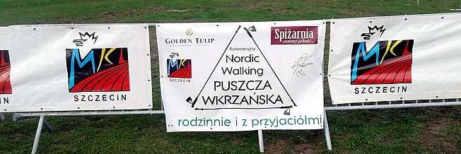 02.04.2017 - Police - 3. Rekreacyjny Nordic Walking Puszcza Wkrzańska 2 kwietnia 2017 roku na Polanie za Szkołą Podstawową nr 8 w Policach wyznaczona została meta 3.