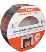 Taśma aluminiowa jednostronnie klejąca stosowana w izolacjach termicznych do temperatury 350 C (krótkotrwale),