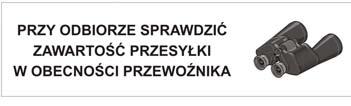 zamówienia Grubość 0,028 mm Zmiana koloru tła taśmy: 0,40 PLN dopłaty do poniższych