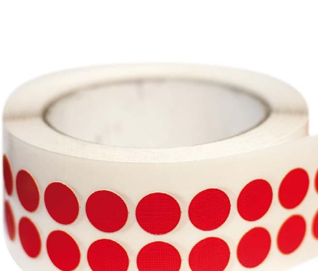 WYKROJE I PRZEKŁADKI SAMOPRZYLEPNE TPV - WYKROJE Z TAŚMY JEDNOSTRONNIE KLEJĄCEJ TPV folia PVC 0,033 mm