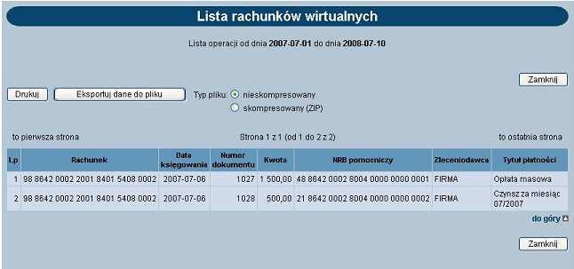 sposób sortowania (rosnąco / malejąco) - wstawiając znacznik w polu odwrotnie decydujemy o zamianie kolejności wyświetlania danych.