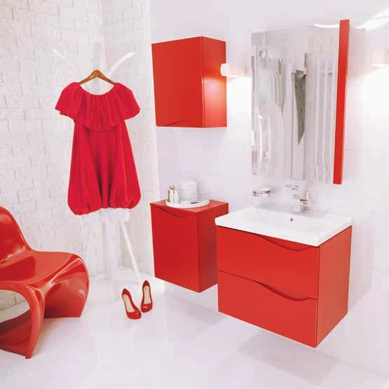 nowoczesna linia / modern line kolory / colours MURCIA 1. lakier biały połysk lacquer white high gloss 6. lakier czerwony połysk lacquer red high gloss lustra / mirrors 1.