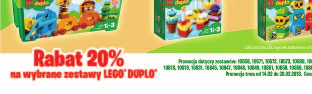10862 55 Klocki DUPLO POCIĄG Z CYFERKAMI