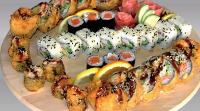 85 zł ebi king roll 8 szt. chicken tempura roll 6 szt.