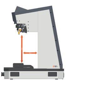 points CRACK LENGTH MEASUREMENT Crack length measurement Oś przesuwu / Stroke axis X 300 / Y 150mm Duży wysoko precyzyjny stolik