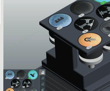 software in scale as 3D model.