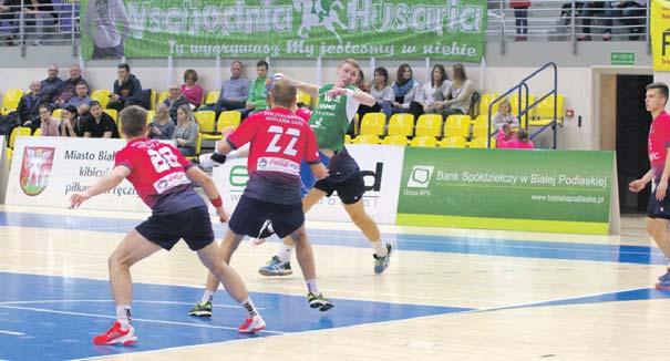 Pogoń-Prus 2 0 41:63 W akcji nowy zawodnik bialczan Denis Wołyncew i liga piłki ręcznej grupa b 5.