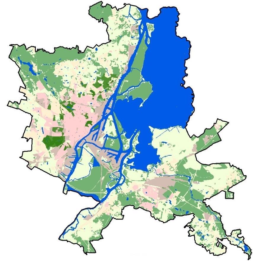 Miejska wyspa ciepła w MPA Miejska wyspa ciepła definiowana jest jako zjawisko klimatyczne polegające na występowaniu podwyższonej temperatury powietrza w mieście w stosunku do otaczających je