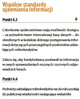 Filozofia kodeksowa w zakresie regulacji pozabankowej działalności pożyczkowej przykłady rozwiązań Sprawozdawczość w kwestiach społecznych: Misja społeczna. Średnia wielkość pożyczek.