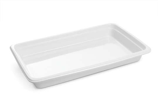 ARTYKUŁY BUFETOWE POJEMNIKI GN I TACE Z PORCELANY Najbardziej wytrzymały typ
