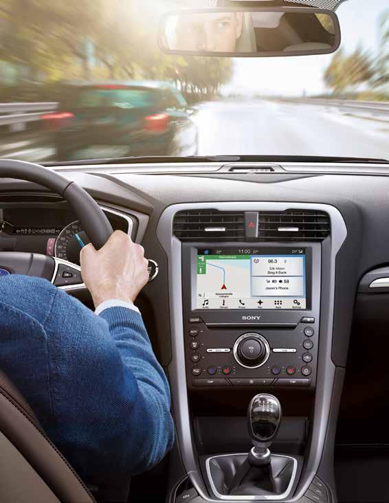 W pełni Interaktywny System nawigacji satelitarnej Sony CD/MP3 z DAB+