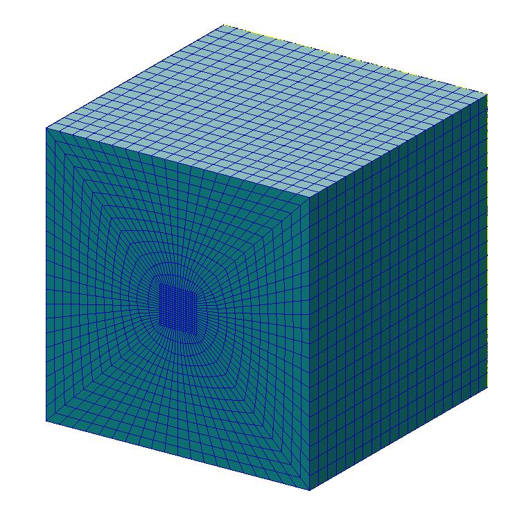 Modelowanie wieloskalowe... Do modelowania geometrii wykorzystywany był fragment drugiego z wyżej omawianych skryptów.