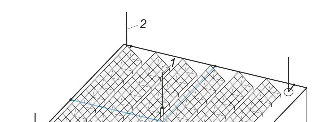 powietrzne s 0,45 m, 0,75 m oraz 0,90 m lub dwukrotnie większe odstępy s w materiale stałym (patrz p. 2.).