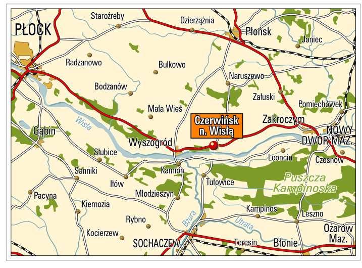 I. OBSZAR I CZAS REALIZACJI PLANU ROZWOJU LOKALNEGO Plan Rozwoju Lokalnego będzie realizowany na obszarze wiejskim na terenie gminy Czerwińsk nad Wisłą w powiecie płońskim w województwie mazowieckim.