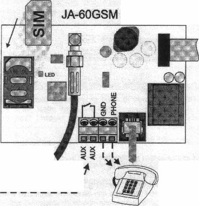 JA-60GSM Moduł komunikacji Niniejsza instrukcja przeznaczona jest dla komunikatora GSM wersji FJ61201. Dla komunikatora wymagany jest program Comlink Windows v.