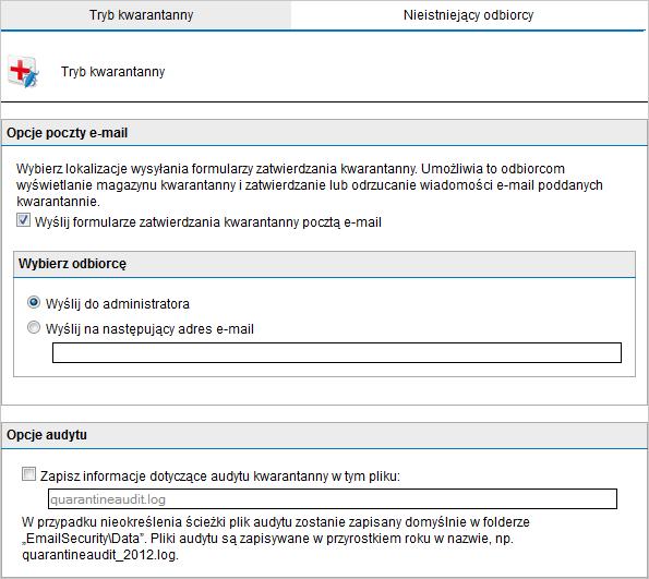 Screenshot 120: Tryb kwarantanny 2.