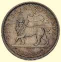 1/4 dukata 1719, Aw: Herb na tle miecza i