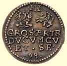 trojak 1598, Mitawa, podobny