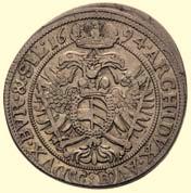 15 krajcarów 1694, Brzeg,