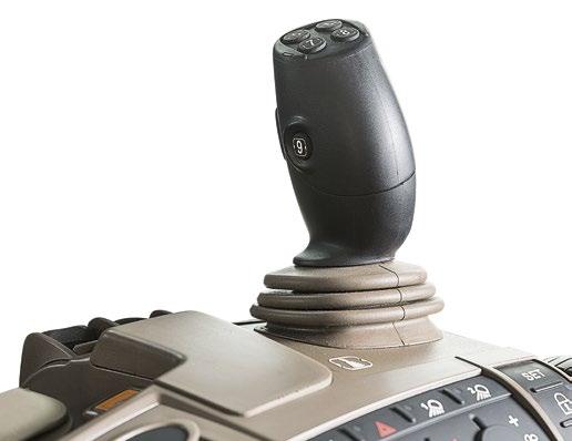 25 Elektroniczny joystick CommandARM Joystick prawdopodobnie najwygodniejszy sposób obsługi ładowacza