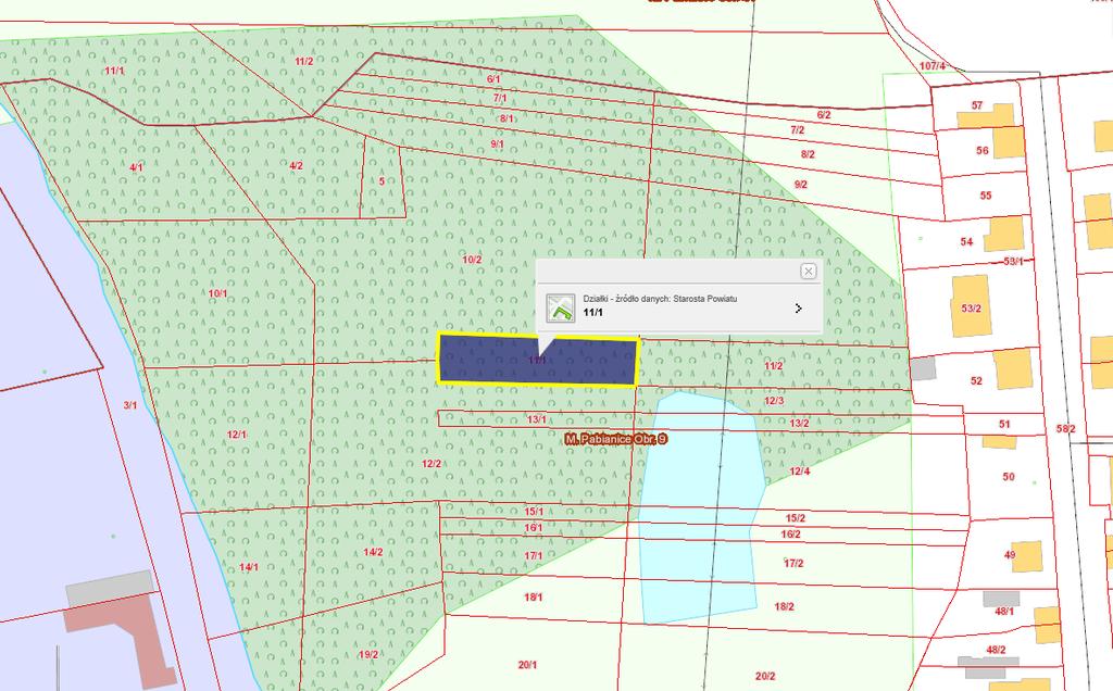 Nieruchomość objęta księgą wieczystą nr LD1P/00013855/9 - działka nr 11/1 Działka nr 11/1 o powierzchni 0,0764 ha, ma kształt regularny - prostokąta o wymiarach ok 13,81m x ok 56,15m x ok 55,61m x ok