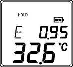 3.1. Elementy urządzenia Rys. 1. Elementy elektronicznego miernika temperatury T1 na podczerwień TM8-IR. 1. Przycisk emisyjności 6. Pokrywka baterii 2. Przycisk w dół 7.