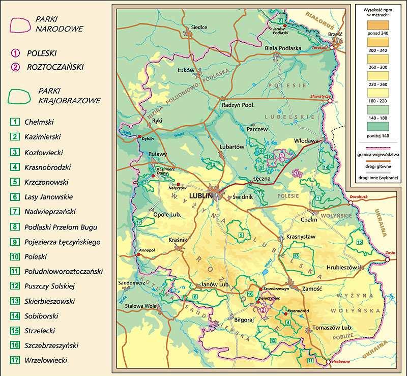 Lubelszczyzna Kraina historyczna w północno-wschodniej Małopolsce, na prawym brzegu Wisły, między Wieprzem i Tyśmienicą na północy oraz Sanem i Tanwią na południu.