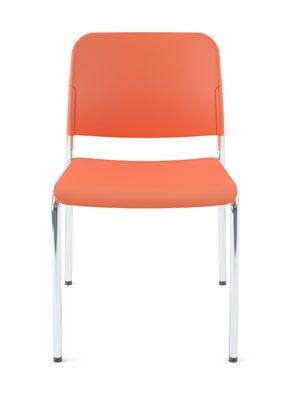 Multi-functional chair with dozens of varied configurations: 4-legged or cantilever frame, with a plastic or upholstered seat, a plastic, mesh or upholstered backrest, with or without