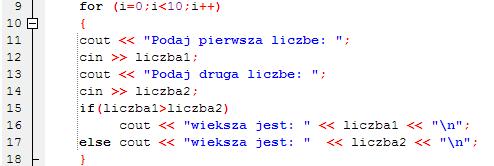 Zadanie 3. Dodawanie opisów Do programu z zadania 2. dodaj opisy wprowadz pierwsza liczbe, wprowadz druga liczbe, suma wynosi.