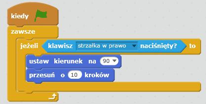 Na koniec powinien wyświetlić się komunikat Wygrałeś!. Uwaga: Dla każdego duszka układamy oddzielny skrypt.