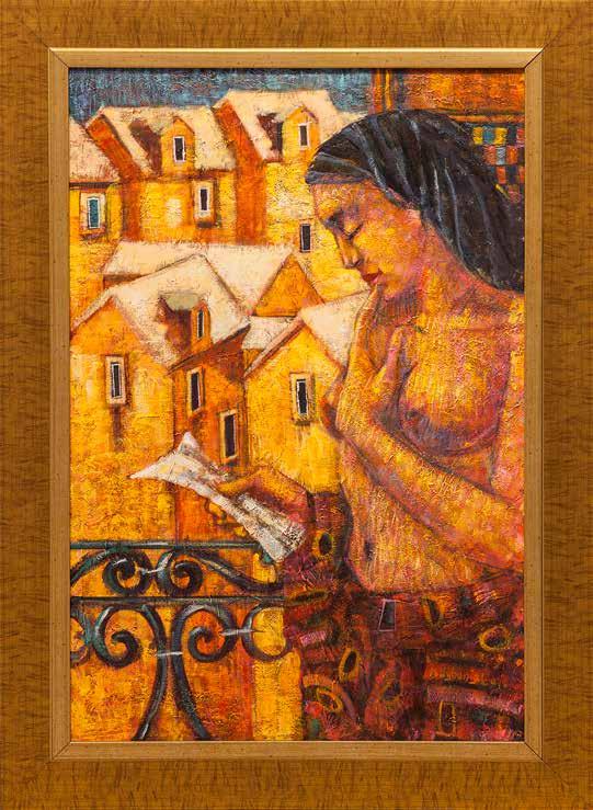 5 3. Maciej Urbaniak Dziewczyna z listem, 2003 olej,