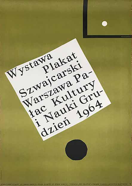 50 48. Plakat: Wystawa Plakat Szwajcarski proj.