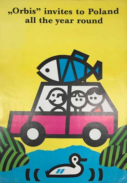 89 87. Plakat: Orbis - Invites to Poland all year round proj.
