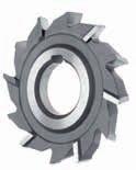885 AN G Frezy tarczowe trzystronne, ostrza na przemian skośne Side and face milling cutters, staggered teeth Scheibenfräser, kreuzverzahnt Фрезы дисковые 3-х сторонние с разнонаправленными зубьями