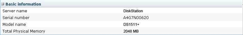 2 Zaloguj się w programie Synology DiskStation Manager. 3 Sprawdź wartość Łącznie pamięci fizycznej w menu główne > Informacje systemu.