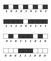Poprawka wartości wagi: w =ηδ dϕ( e) x de ( j ) ( j) ( j) i ( j) i j numer kroku uczenia; Funkcja logiczna XOR Schemat sieci: - - Jeśli neuron nie popełnia błęb łędu wagi nie sąs zmieniane.