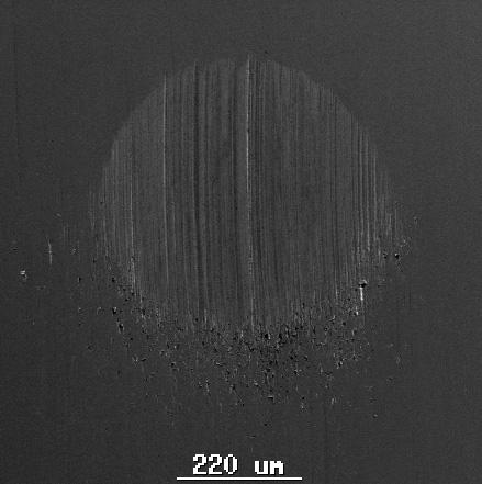 Limiting load of wear G oz4 obtained for the gear oils contaminated with the test