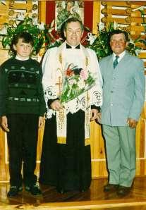Panny w Obszy w okresie od 1992 roku do czerwca 2007 roku. Zdjęcie 75 Rok 1993. Dorbozy, kościół filialny.