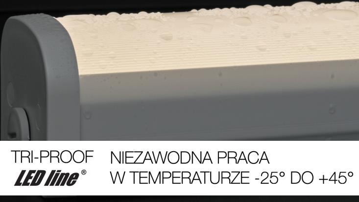 Dzięki obudowie wykonanej z wysokiej jakości tworzywa sztucznego i kloszowi z wytrzymałego poliwęglanu odporne są na uderzenia w stopniu IK08.